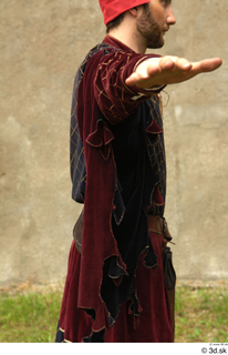  Photos Medieval Counselor in cloth uniform 1 Gambeson Medieval Clothing Royal counselor upper body 0006.jpg